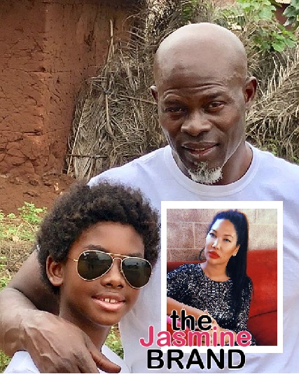 djimon hounsou and kimora lee simmons 2022