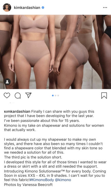 Kim Kardashian's line of 'kimono' underwear faces backlash in