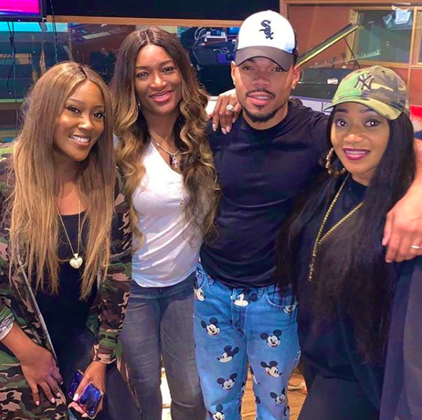 Chance The Rapper Hits The Studio W/ SWV & Kirk Franklin [Photo]