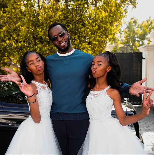 Diddy & Kim Porters Twin Girls Jessie And D’Lila Graduate! [VIDEO]