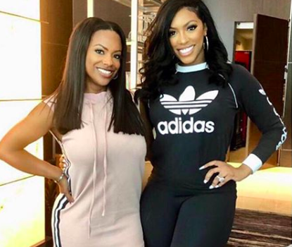Kandi Burruss & Porsha Williams Spotted On Set Of HBO’s ‘Insecure’