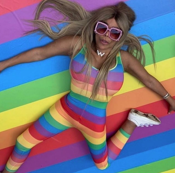 Wendy Williams Wears Skintight Rainbow Jumper For Pride, Becomes Emotional From Fans Support [VIDEO]