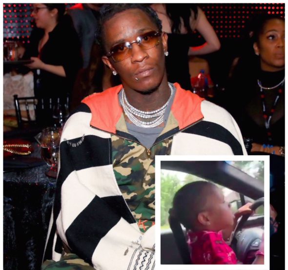 Young Thug Responds To Viral Video Of His Young Daughter Driving ...