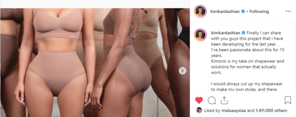 Kim Kardashian West introduces Kimono, a shapewear line “for every body”