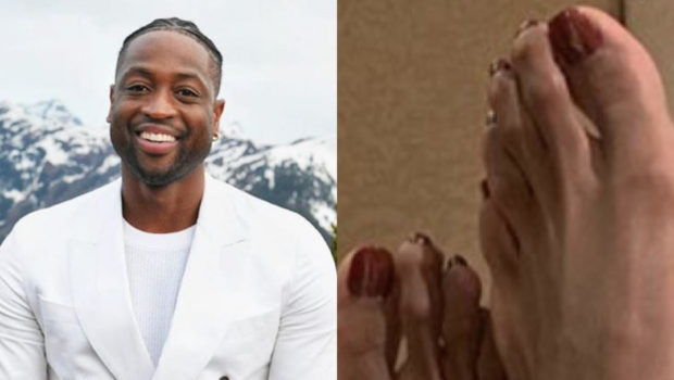 Dwyane Wade Shows Off His Perfect Pedicure, With Freshly Painted Red Toes