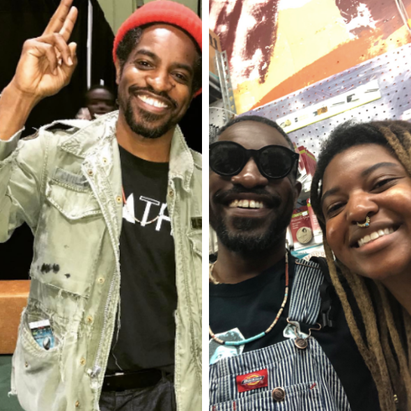 Andre 3000 Spotted Playing The Flute In A Craft Store [Photos]
