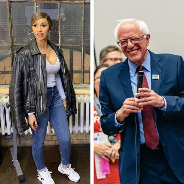 Bernie Sanders Applauds Cardi B On Her Political Smarts ‘We Have Talked On The Phone Several Times’