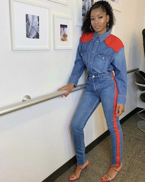 Keke Palmer Wears All-Denim Outfit at Empowerment Event amid Relationship  Drama