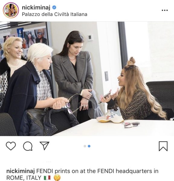 Nicki Minaj Previews Hot Pink Fendi Collaboration