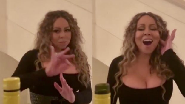 Mariah Carey Uses Her Legendary High Note In Bottle Cap Challenge [VIDEO]