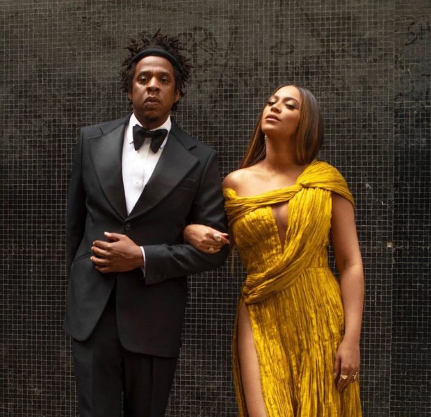 Beyonce Drips In Custom CongTri, Jay Z Rocks All Black Tux At ‘Lion King’ Premiere [Photos]