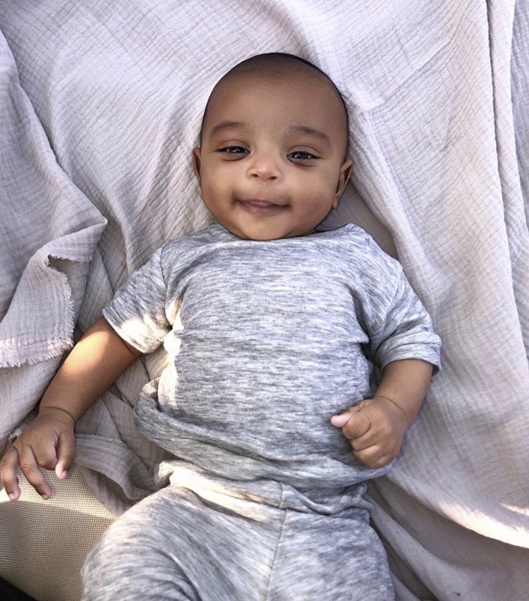 Kim Kardashian Shares New Photo Of Baby Psalm - Thejasminebrand