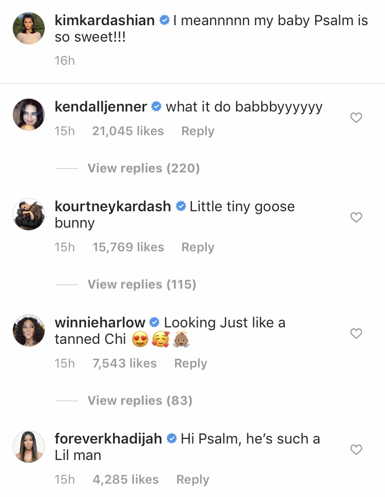 Kim Kardashian Shares New Photo of Baby Psalm - theJasmineBRAND