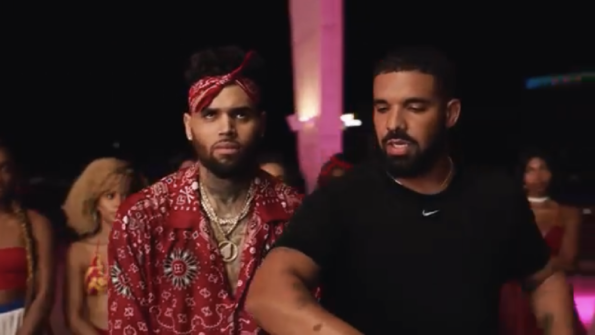 chris brown drake fight video