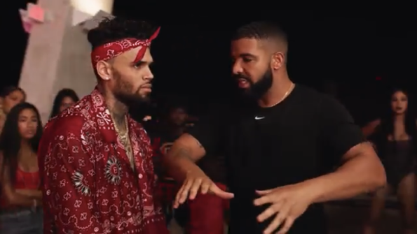 chris brown drake fight video