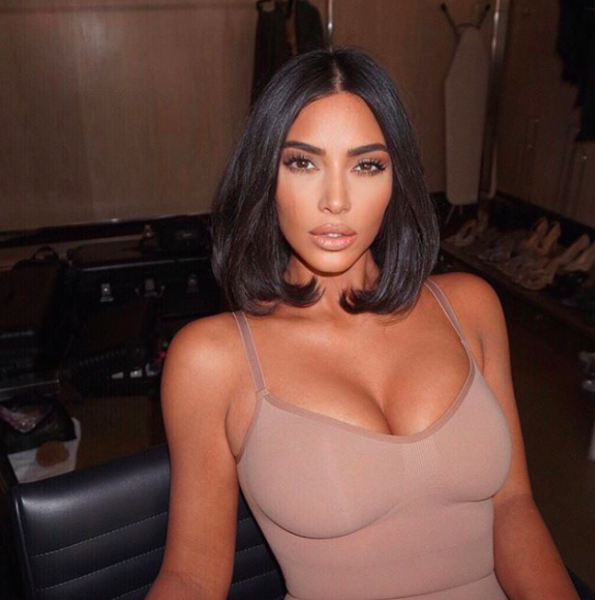 Kim Kardashian is excited about her new shapewear lineher fans