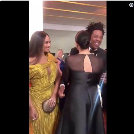 Beyonce & Jay Z Meet Prince Harry & Meghan Markle At “The Lion King” Premiere [VIDEO]