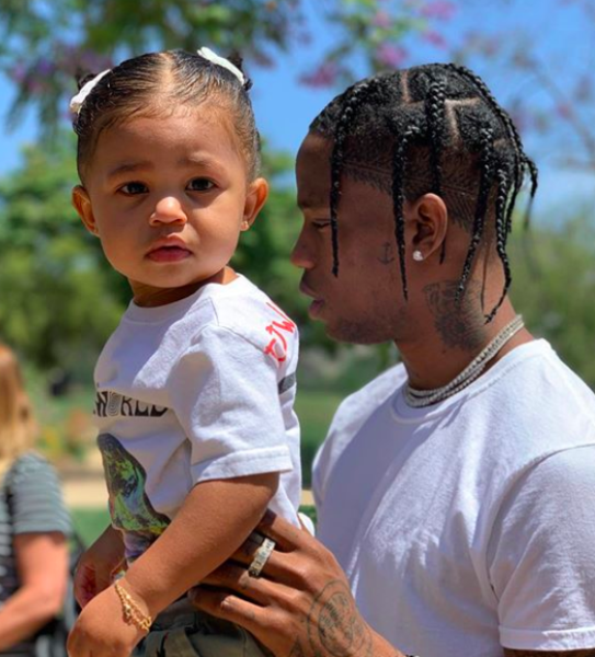 Travis Scott Shares Photos of Stormi With 'Daddy's Hair