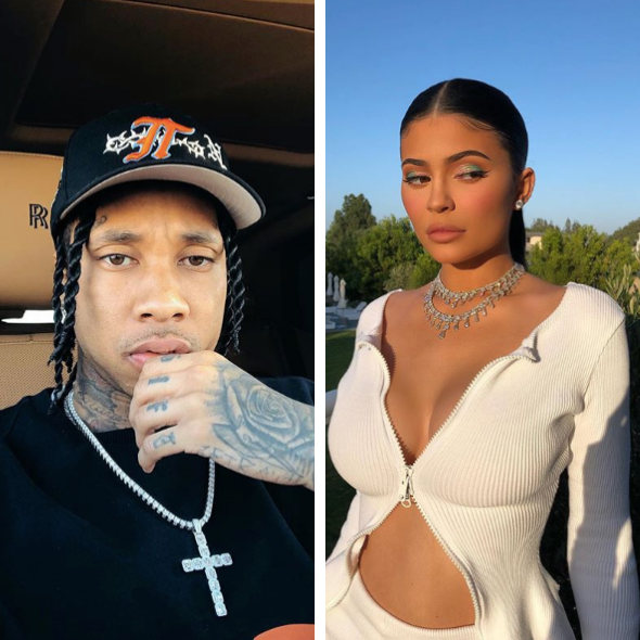 Kylie Jenner  Tyga Enjoy Movie Night With Her 2 DogsWatch  E Online