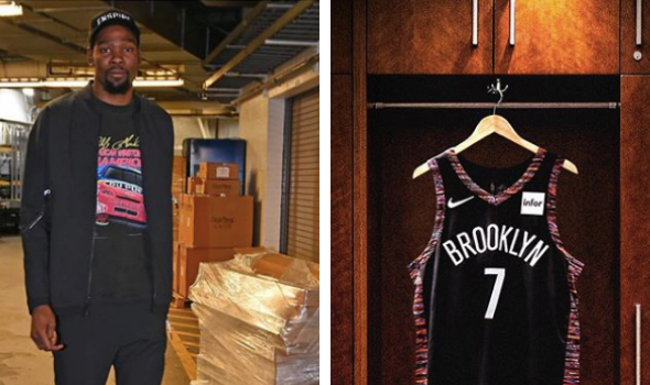 Kevin Durant Announces He’s Wearing Number 7 After Joining Brooklyn Nets