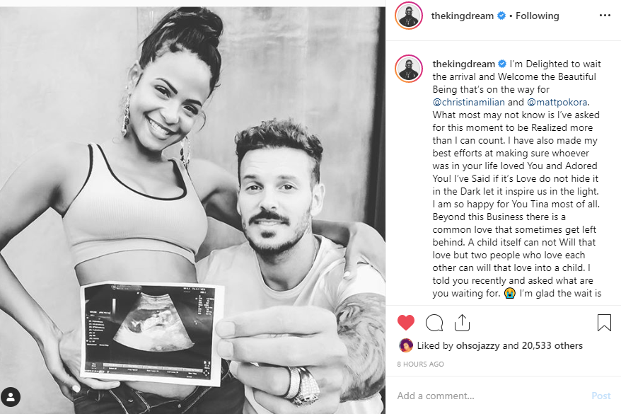 The Dream Congratulates Ex Christina Milian On Her Pregnancy This Time Around Make Sure No One