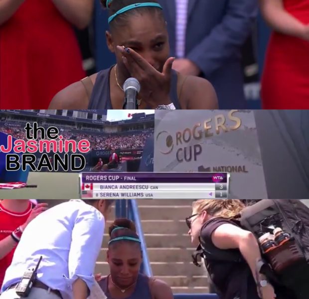 Serena Williams Becomes Emotional After Ending Match Due To Injury