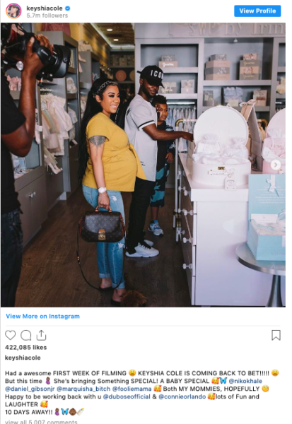 Keyshia Cole Announces Pregnancy On Instagram