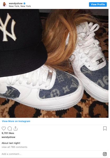 wendy williams sneakers