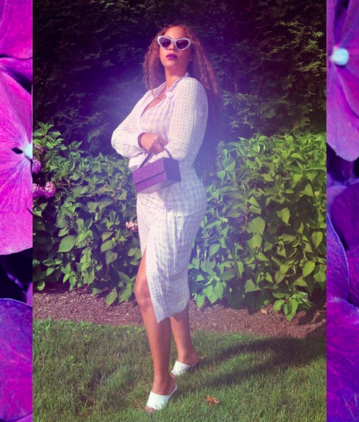 Beyonce Serves 50 Shades Of Purple In Latest Shoot! 