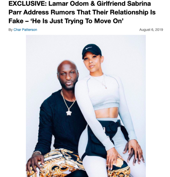 Lamar Odom's Girlfriend Responds To Criticism He Doesn't Date Black Or ...
