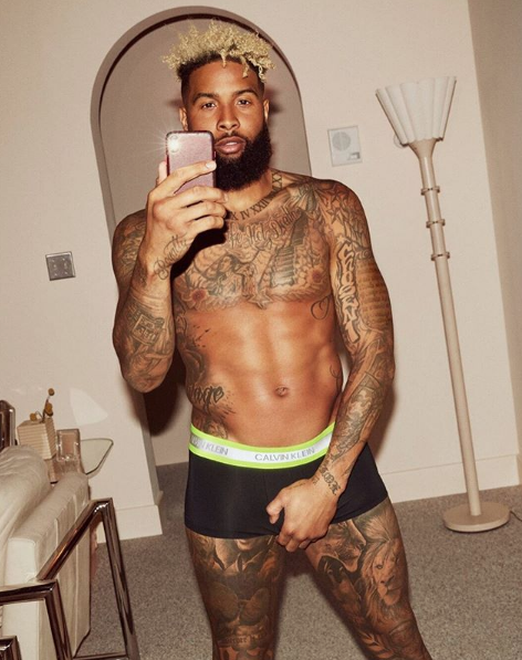 Odell Beckham Poses Chest Naked, Defends His Sexuality After Being Called ‘Sus’: I’m Straight! 