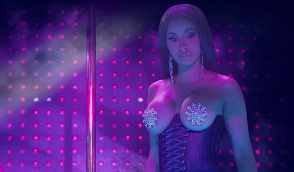 Cardi B Is Topless W/ Tassels, Teasing Her Stripper Character For “Hustlers” Movie
