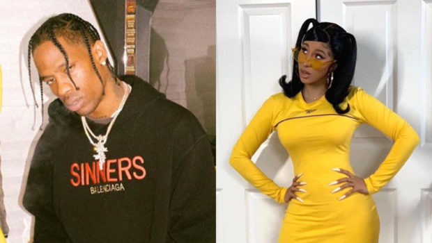 Cardi B Says She Has A ‘Good Relationship W/ Travis Scott’, After New Docu Shows Him Angry Over Losing Grammy To Her