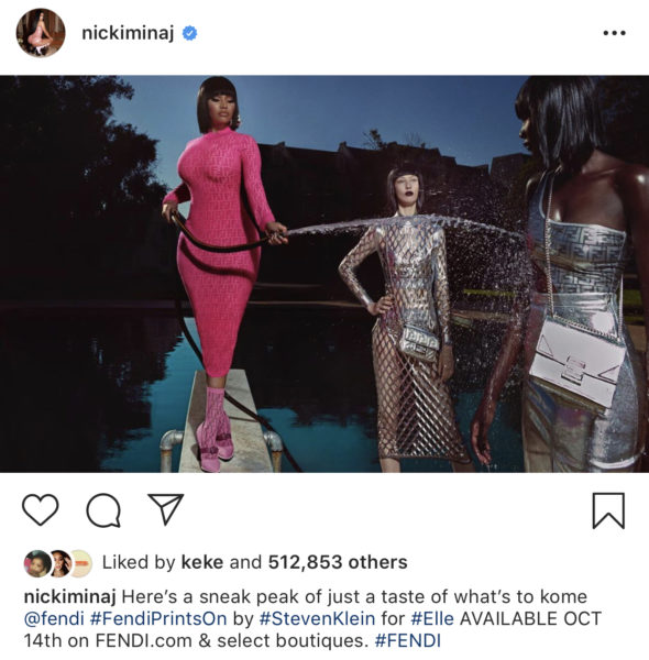 Nicki Minaj Reveals Haute Fendi Collaboration! [Photos