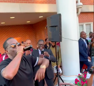 Diddy Turns Up At Morehouse College, Receives Award From Atlanta Mayor [VIDEO]