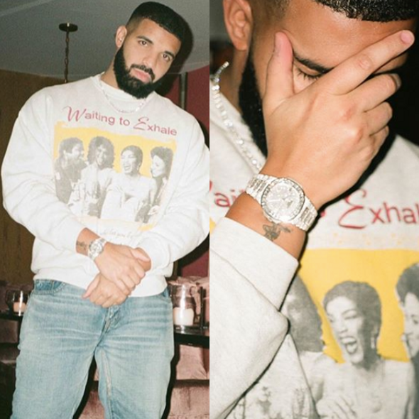 Drake Pays Homage To “Waiting To Exhale” [Photos]