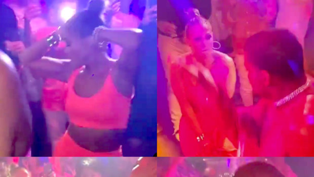 J.Lo & EJ Johnson Have A Dance-Off At Magic Johnson’s 60th Birthday Party [VIDEO]