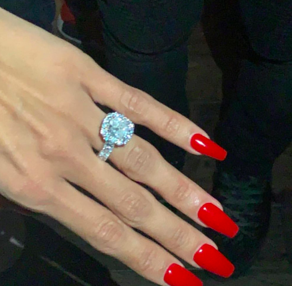 Erica mena 2025 engagement ring