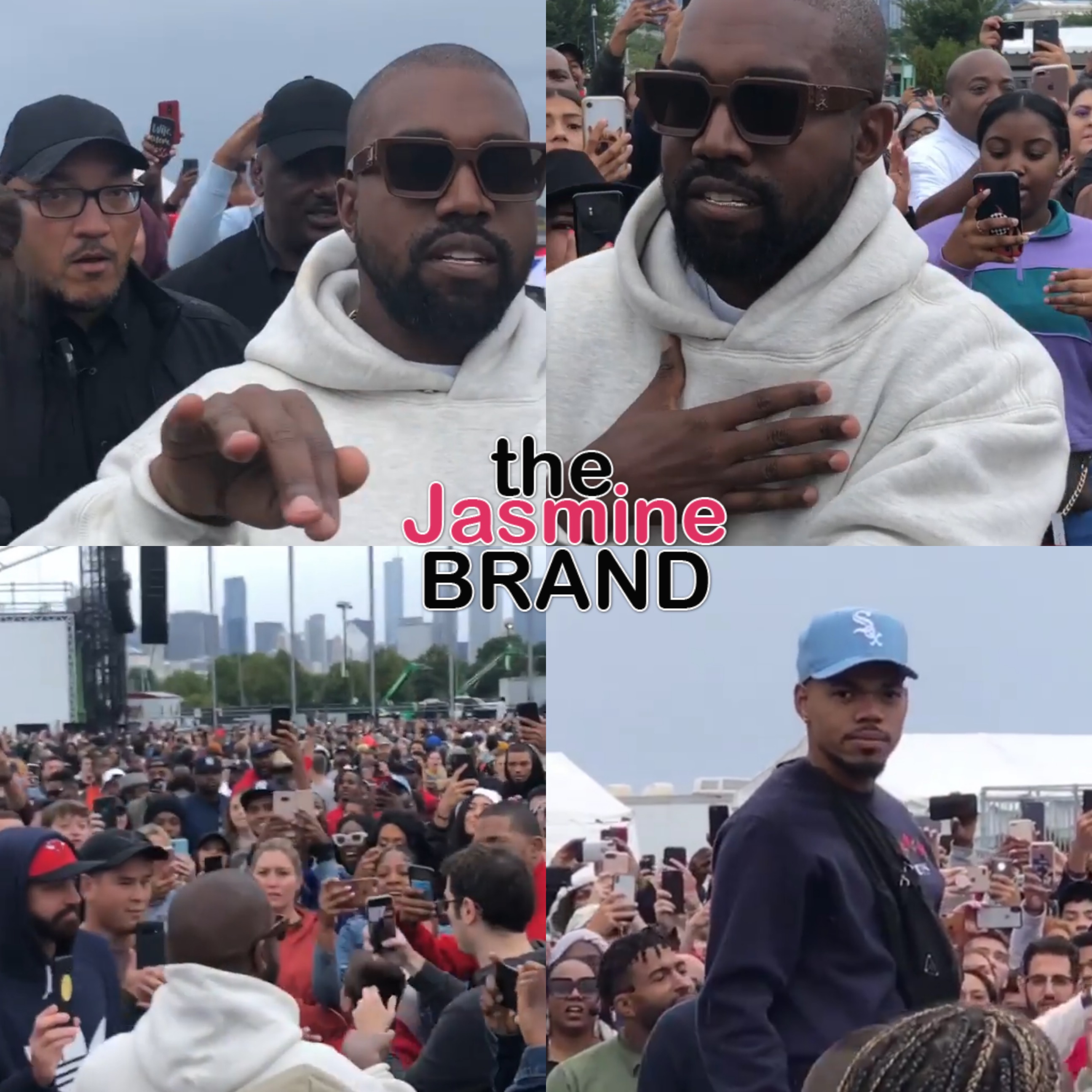 UpscaleHype - Kanye West Parts the Crowd for a 'Sunday Service