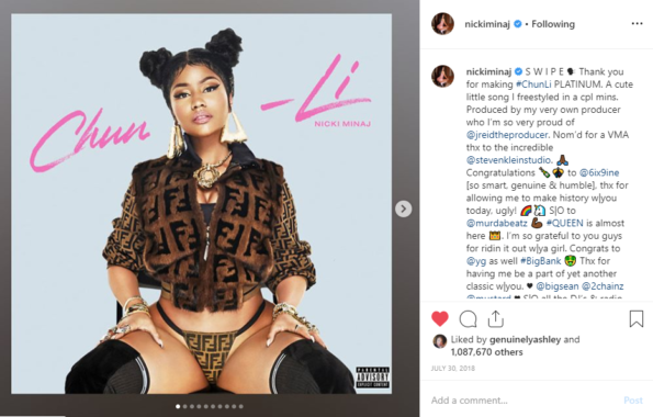 Nicki Minaj Talks How Chun-Li Spawned Her Own Fendi Capsule Collection -  theJasmineBRAND