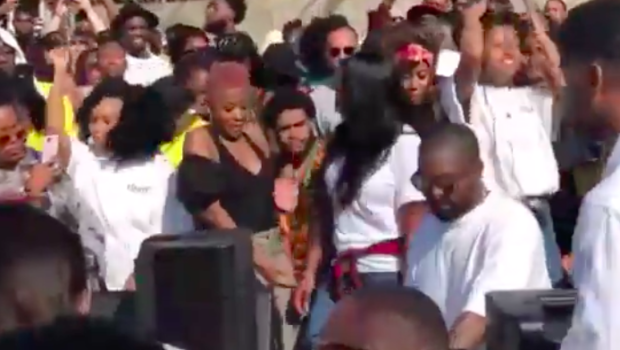 Kanye Brings His Sunday Service To Watts + Brad Pitt Spotted [VIDEO]
