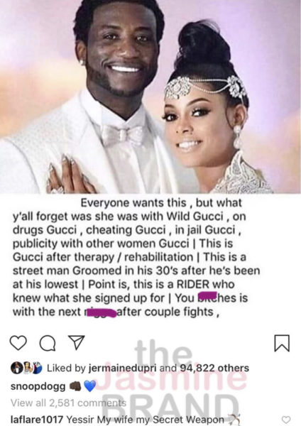 Gucci Mane Calls His Wife Keyshia Kaoir His “Secret Weapon” -  theJasmineBRAND