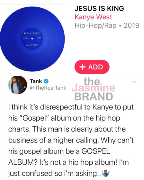 Jesus Is King Charts