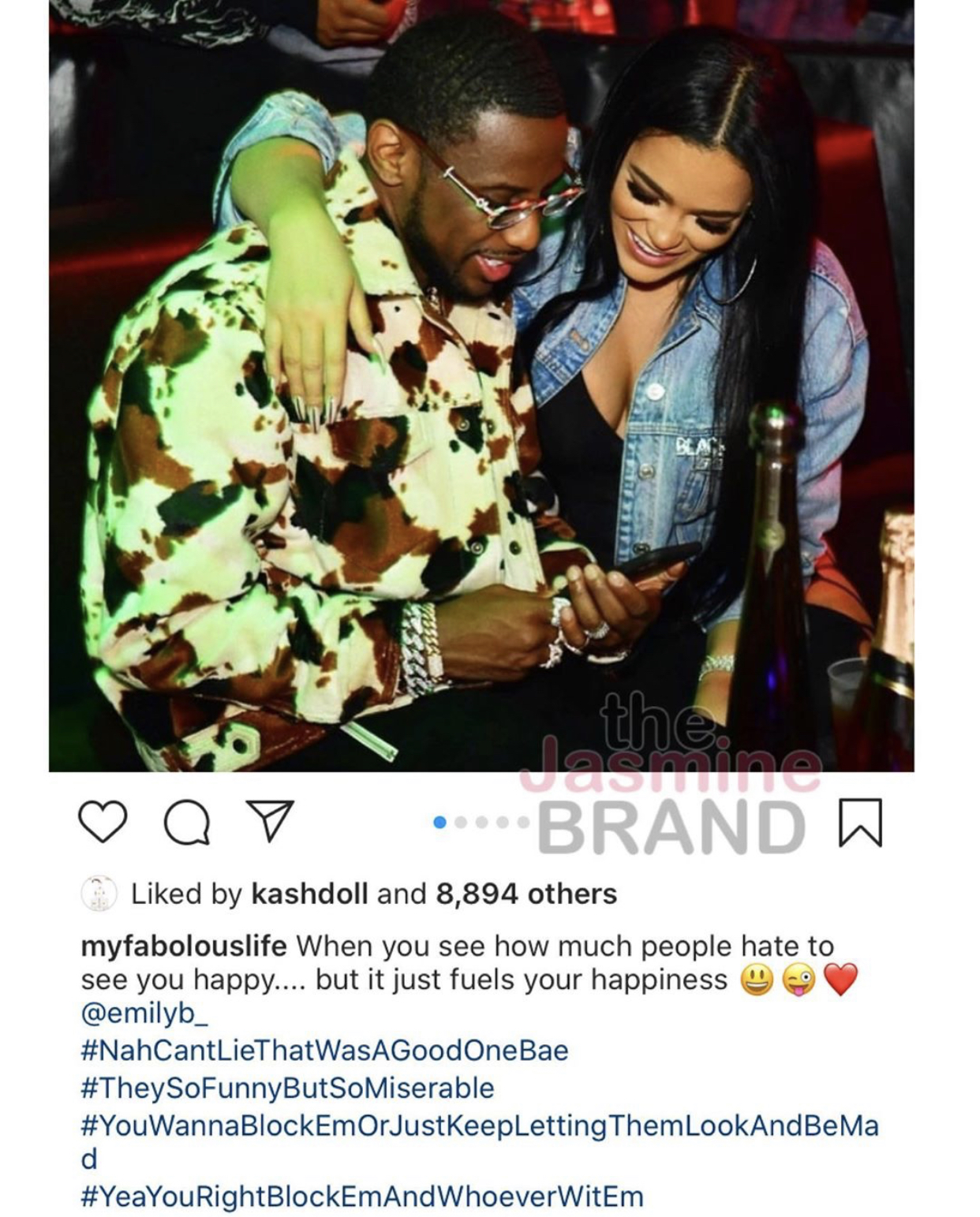 Fabolous Posts Subliminal Message About His Relationship With Emily B Thejasminebrand