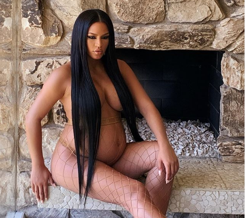 Cassie Shares New, Belly-Baring Nude Photo