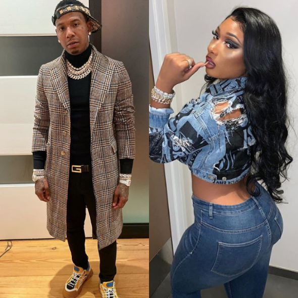 MoneyBagg Yo Denies Getting A Stripper Pregnant, Alludes To Being With Megan Thee Stallion For Publicity ‘Been Wit Da Same B**** For 10 Years’