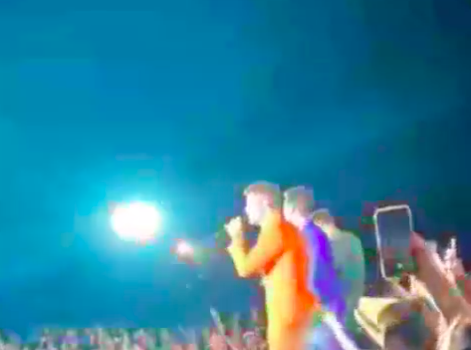 Nick Jonas Groped By Fan On Stage [WATCH]