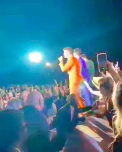 Nick Jonas Groped By Fan On Stage [WATCH]