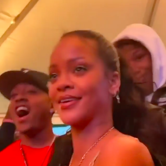 Rihanna Curves Fan, Telling Him: That Doesn’t Rhyme N***a [VIDEO]