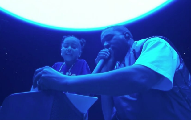 North West Appears On Stage & Passionately Sings During Kanye’s Sunday Service [VIDEO]